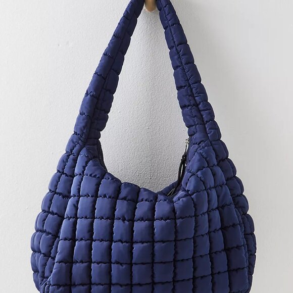 NWT FP Movement Quilted Carryall Bag Color French Blue - Picture 2 of 4